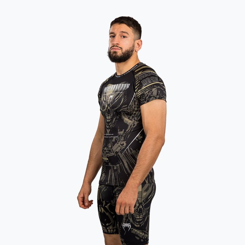 Herren Rashguard Venum Invander black/sand 4
