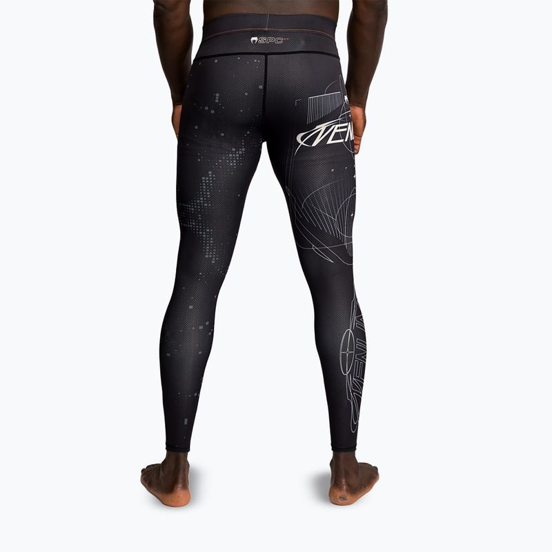 Herren Trainingsleggings Venum Eclipse Spats black/ivory 3