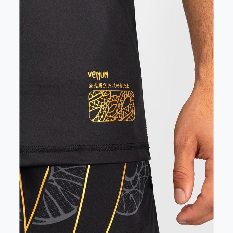 Herren-Trainingsshirt Venum Serpenti Dry Tech black/silver/gold 5