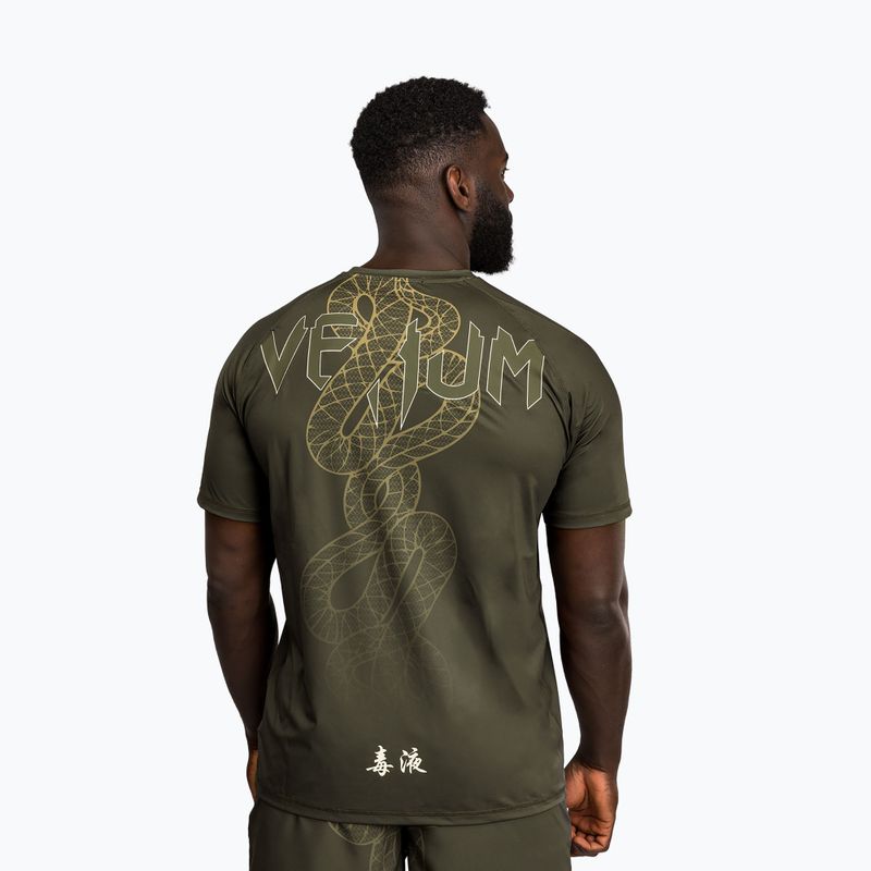 Herren Trainingsshirt Venum Serpenti Dry Tech khaki/bronze/ivory 2
