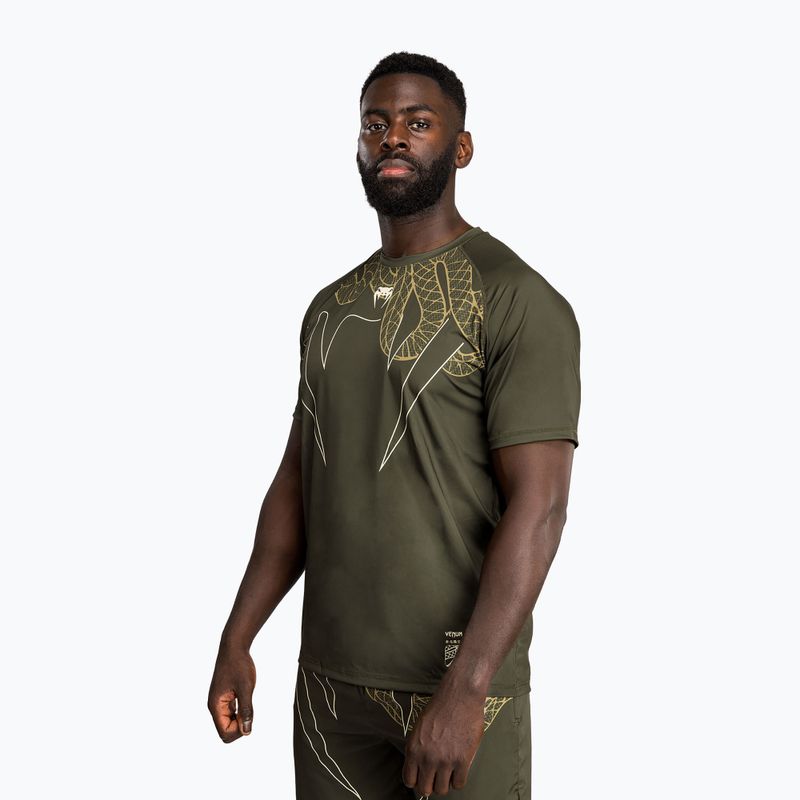 Herren Trainingsshirt Venum Serpenti Dry Tech khaki/bronze/ivory 3