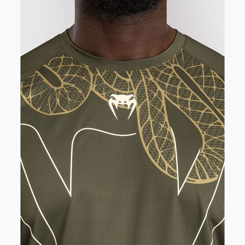Herren Trainingsshirt Venum Serpenti Dry Tech khaki/bronze/ivory 5