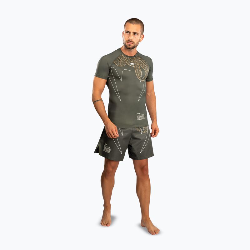 Herren-Rashguard Venum Serpenti Rashguards khaki/bronze/ivory 2