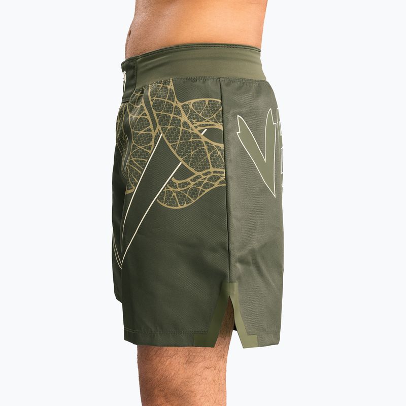 Herren Trainingsshorts Venum Serpenti Fight khaki/bronze/ivory 5