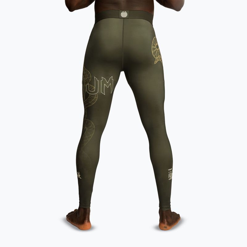 Herren Trainingsleggings Venum Serpenti Spats khaki/bronze/ivory 3