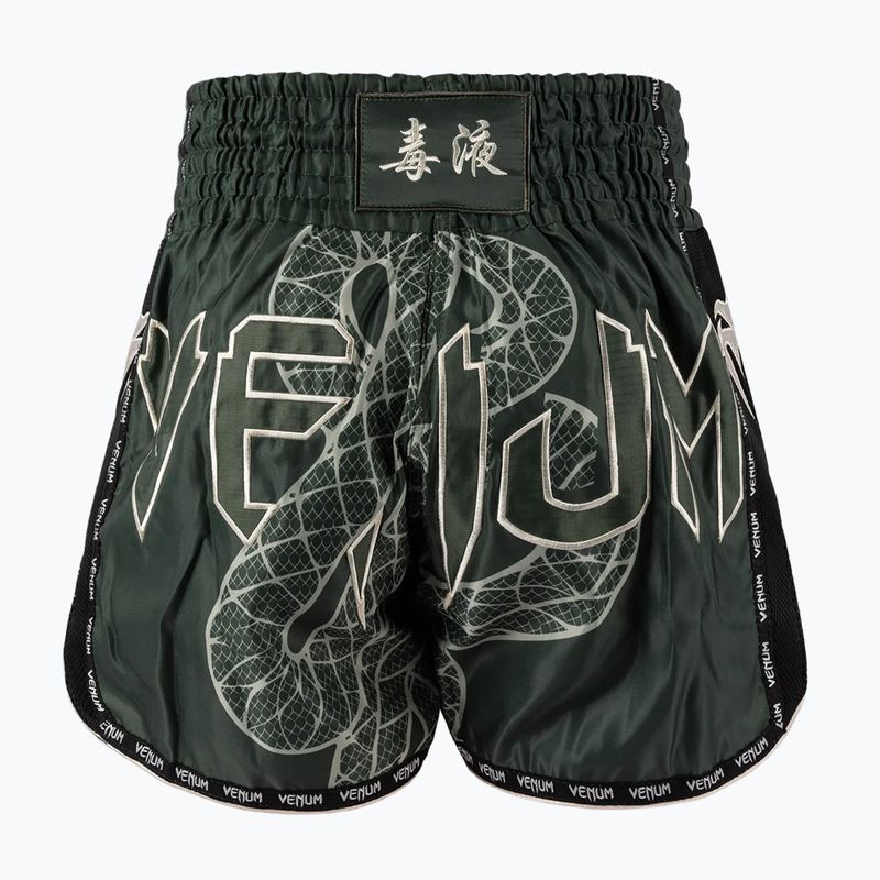 Herren-Trainingsshorts Venum Serpenti Muay Thai khaki/bronze/ivory 2