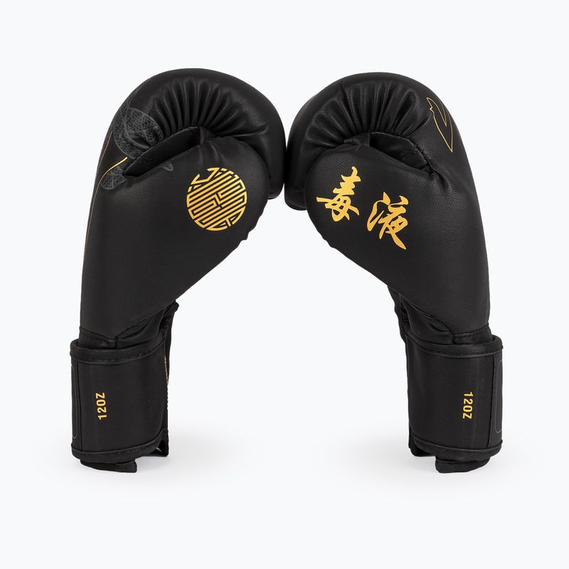 Boxhandschuhe Venum Serpenti Boxing black/silver/gold 2