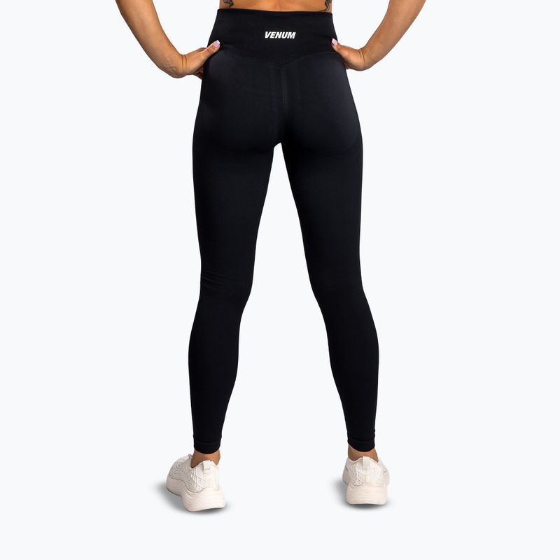 Damen Trainingsleggings Venum Sculpt black/white 3