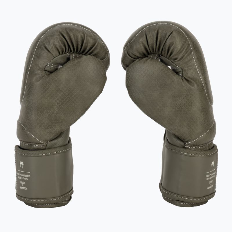 Boxhandschuhe Venum Impact Evo Scales Boxing army green 4
