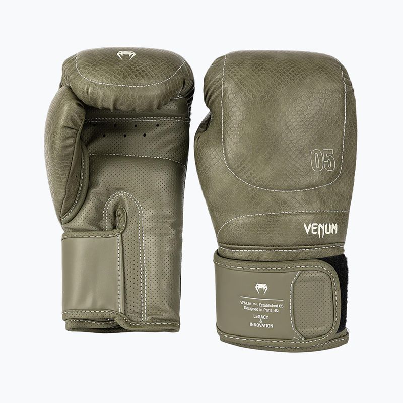 Boxhandschuhe Venum Impact Evo Scales Boxing army green