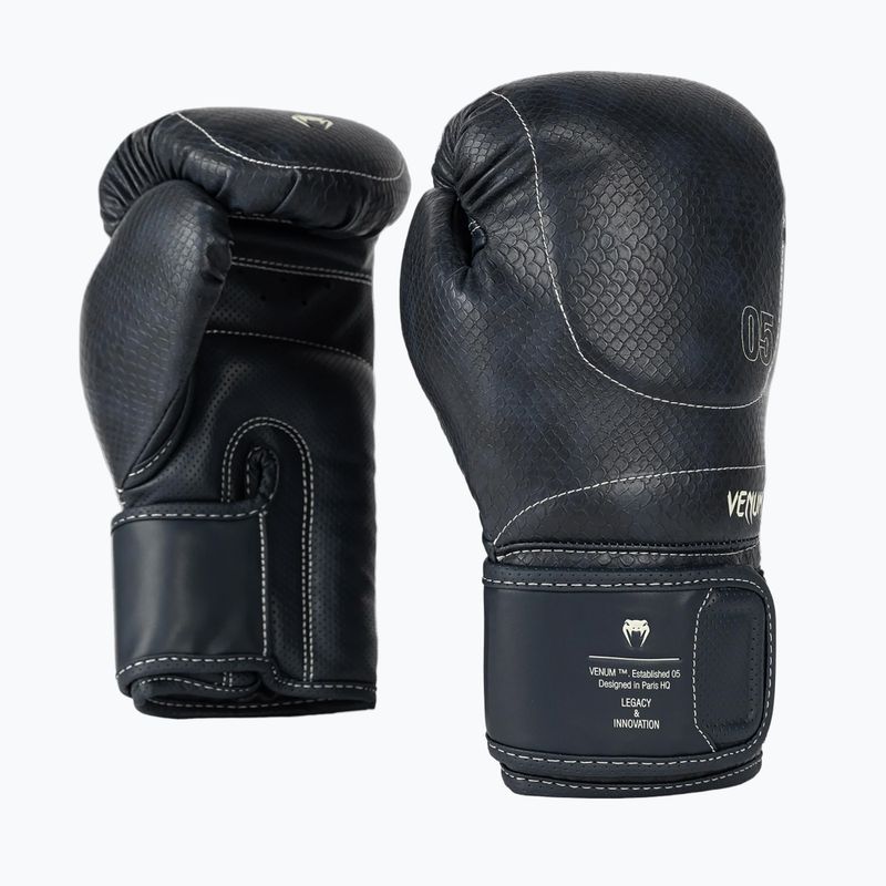 Boxhandschuhe Venum Impact Evo Scales Boxing midnight blue 4