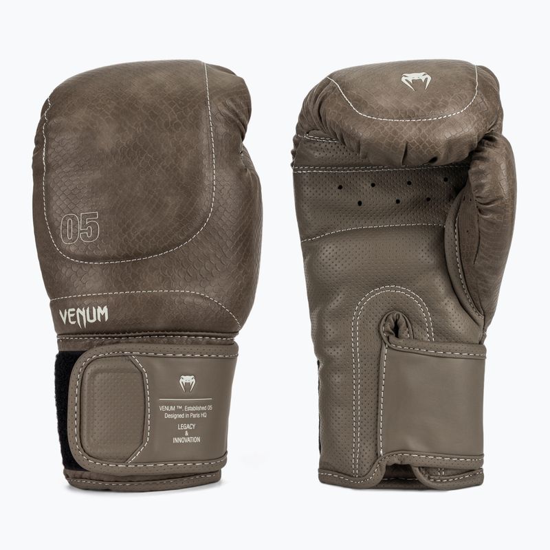 Boxhandschuhe Venum Impact Evo Scales Boxing brown