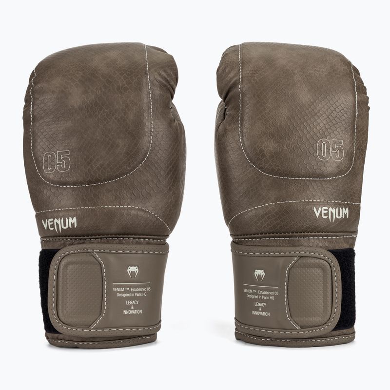 Boxhandschuhe Venum Impact Evo Scales Boxing brown 2