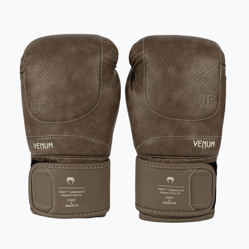 Boxhandschuhe Venum Impact Evo Scales Boxing brown 2