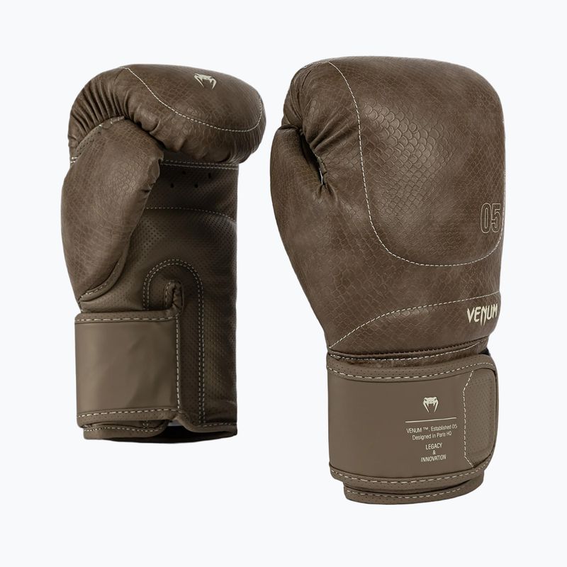 Boxhandschuhe Venum Impact Evo Scales Boxing brown 4