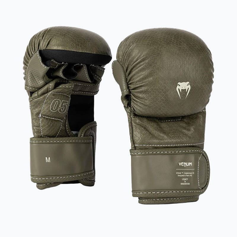 MMA-Sparringhandschuhe Venum Impact Evo Scales army green 3