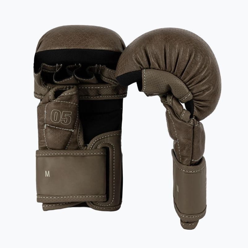 MMA Sparringhandschuhe Venum Impact Evo Scales MMA brown 4