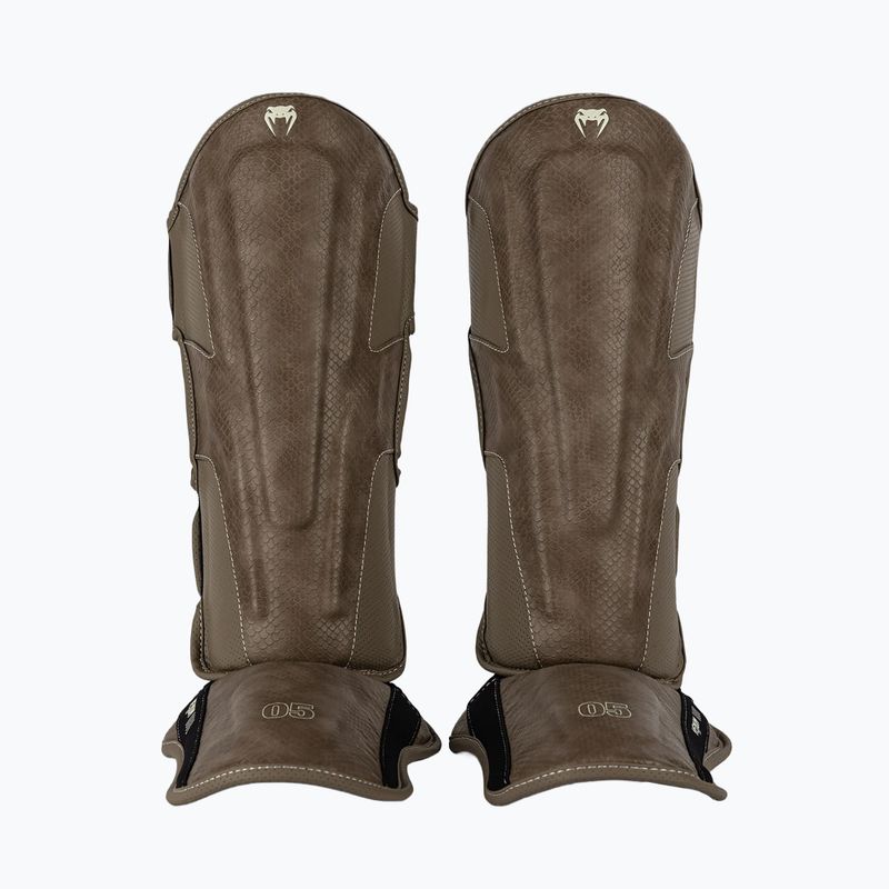 Schienbeinschoner und Fußschützer Venum Impact Evo Scales Shinguards brown