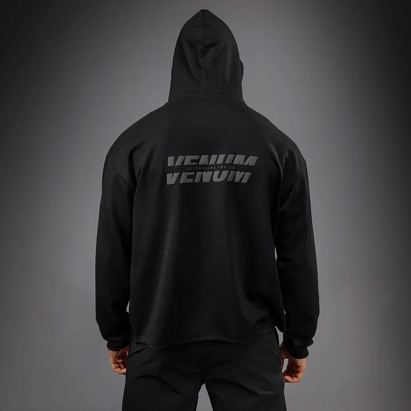 Herren-Sweatshirt Venum Divide Hoodie schwarz 2