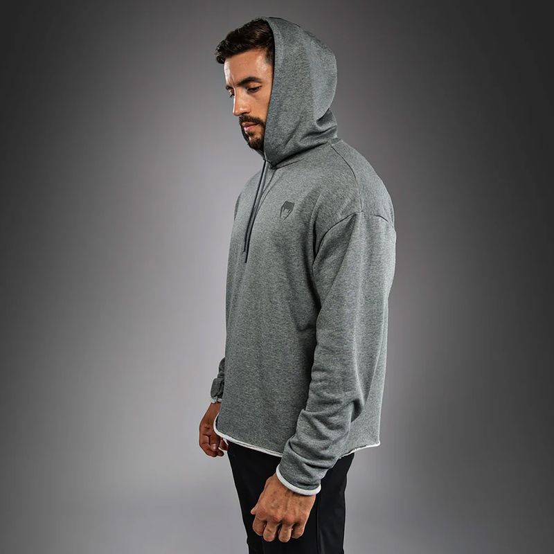 Herren-Sweatshirt Venum Divide Hoodie heather grey 4