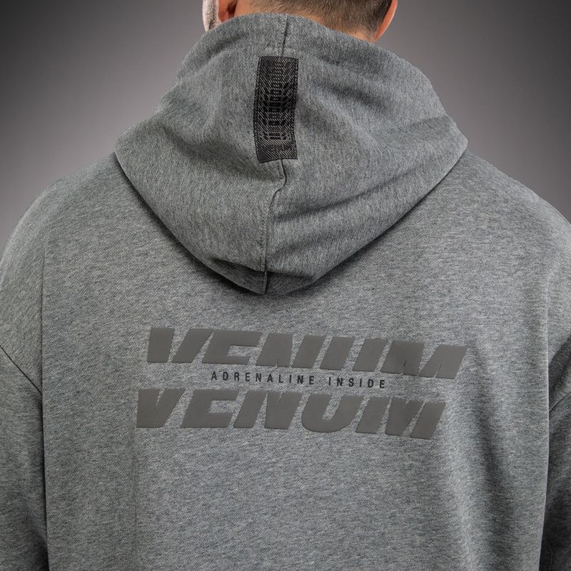 Herren-Sweatshirt Venum Divide Hoodie heather grey 6