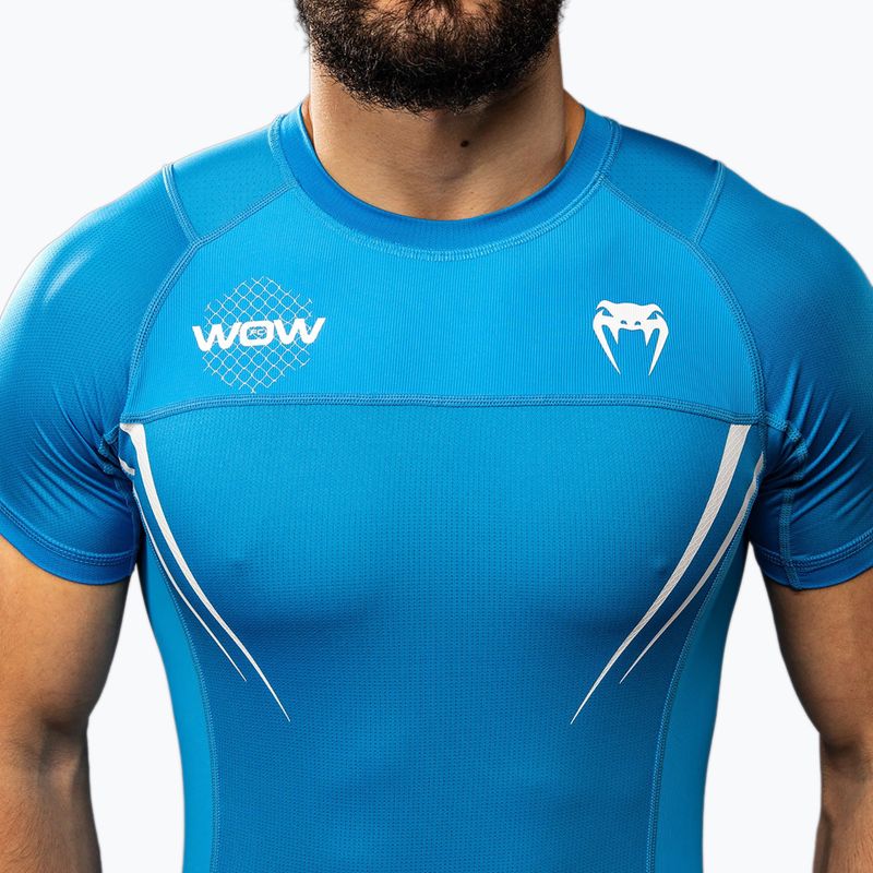 Herren-Trainingsshirt Venum X WOW FC Rashguards Pacific Blue 5