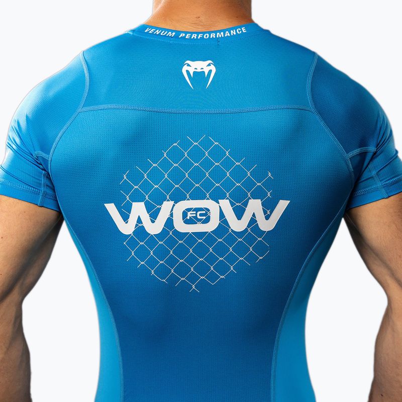 Herren-Trainingsshirt Venum X WOW FC Rashguards Pacific Blue 6