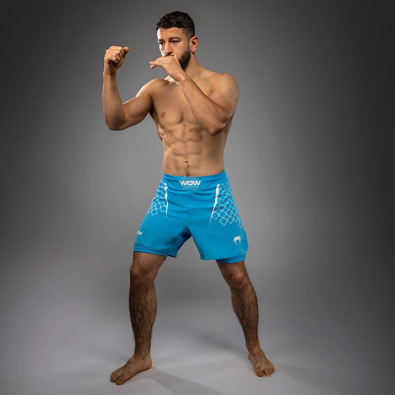 Herren-Trainingsshorts Venum X WOW FC Fury Pacific Blue 2