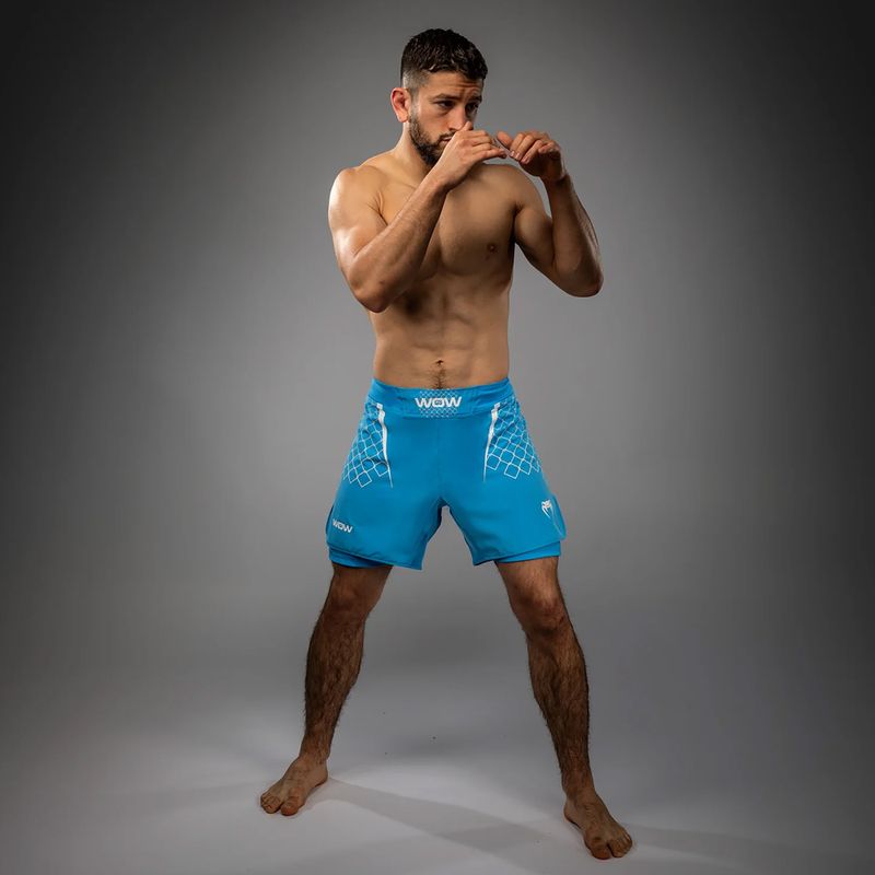 Herren-Trainingsshorts Venum X WOW FC Fury Pacific Blue 4