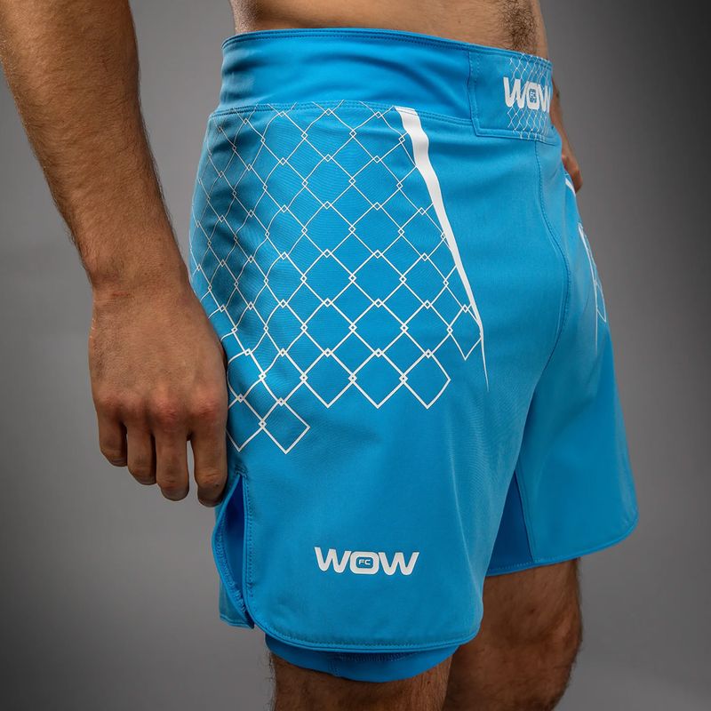 Herren-Trainingsshorts Venum X WOW FC Fury Pacific Blue 6