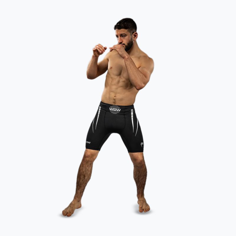 Herren-Trainingsshorts Venum X WOW FC Vale Tudo schwarz/silbergrau 2