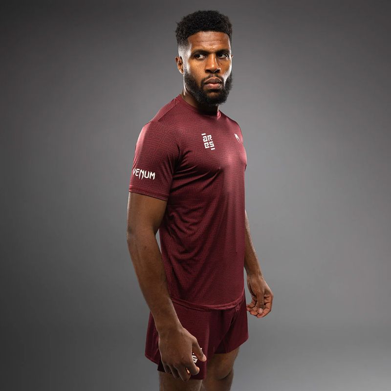 Herren Trainingsshirt Venum X Ares 2.0 Dry Tech Burgund 4
