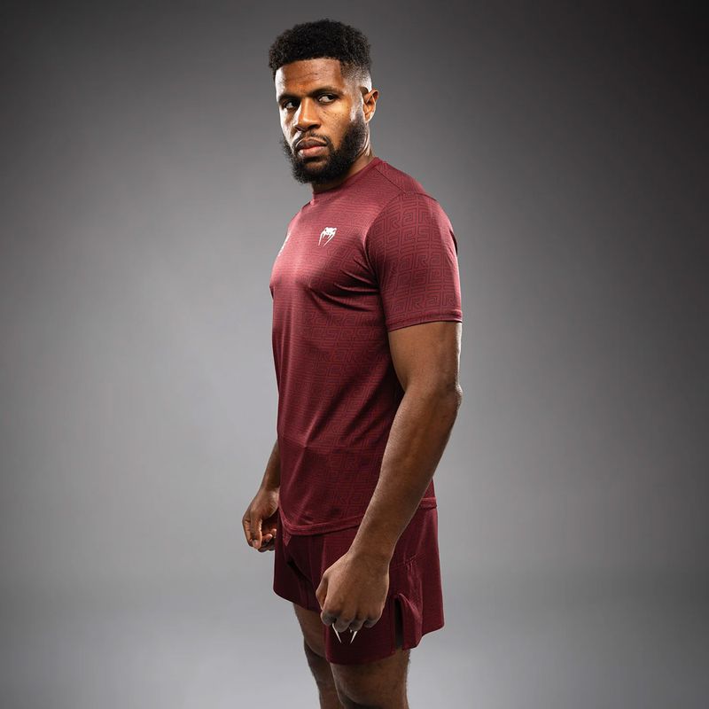 Herren Trainingsshirt Venum X Ares 2.0 Dry Tech Burgund 5