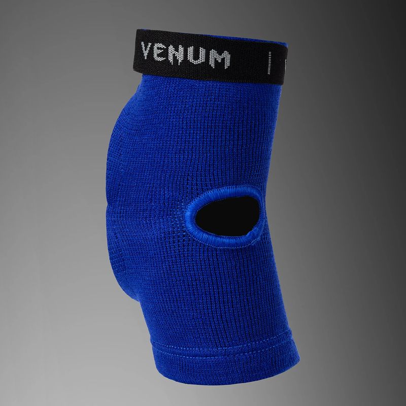 Ellenbogenschützer Venum Kontact Elbow Pads royal blue/silver 3