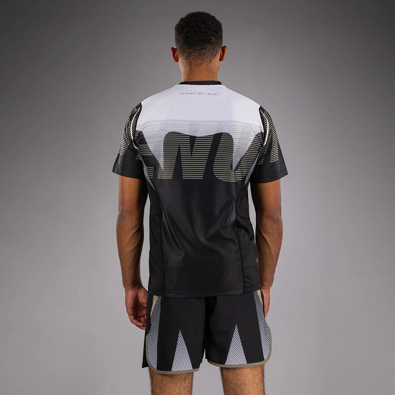 Herren T-Shirt Venum Adrenaline Dry-tech black/sand 3