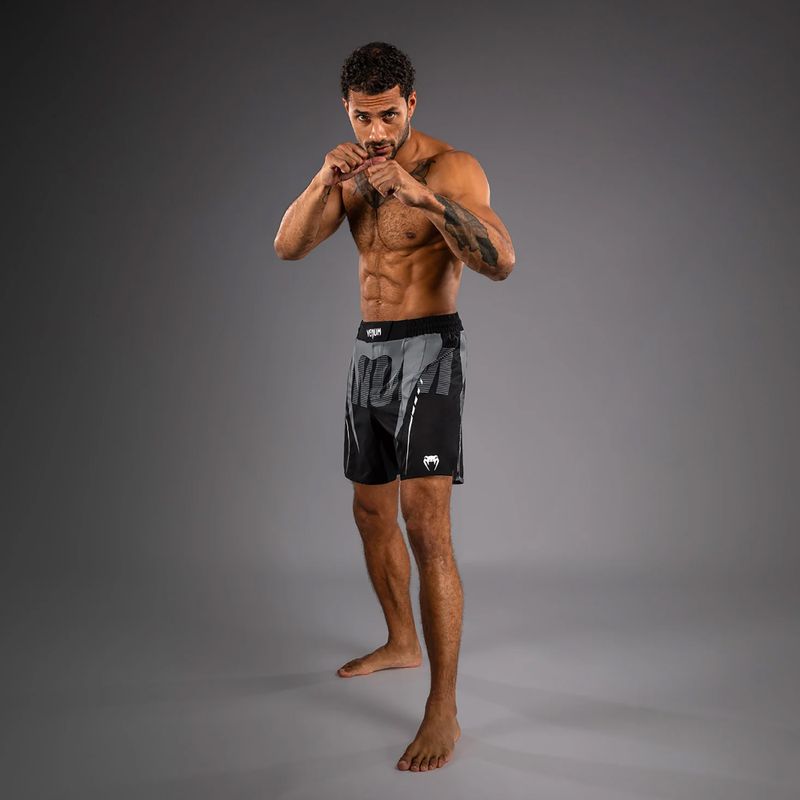 Herren Trainingsshorts Venum Adrenaline Fight black/silver grey 2
