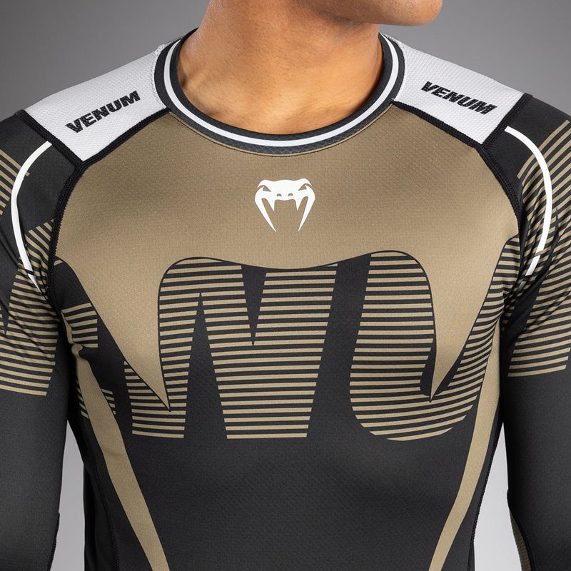 Herren Longsleeve Rashguard Venum Adrenaline Rashguard black/sand 5