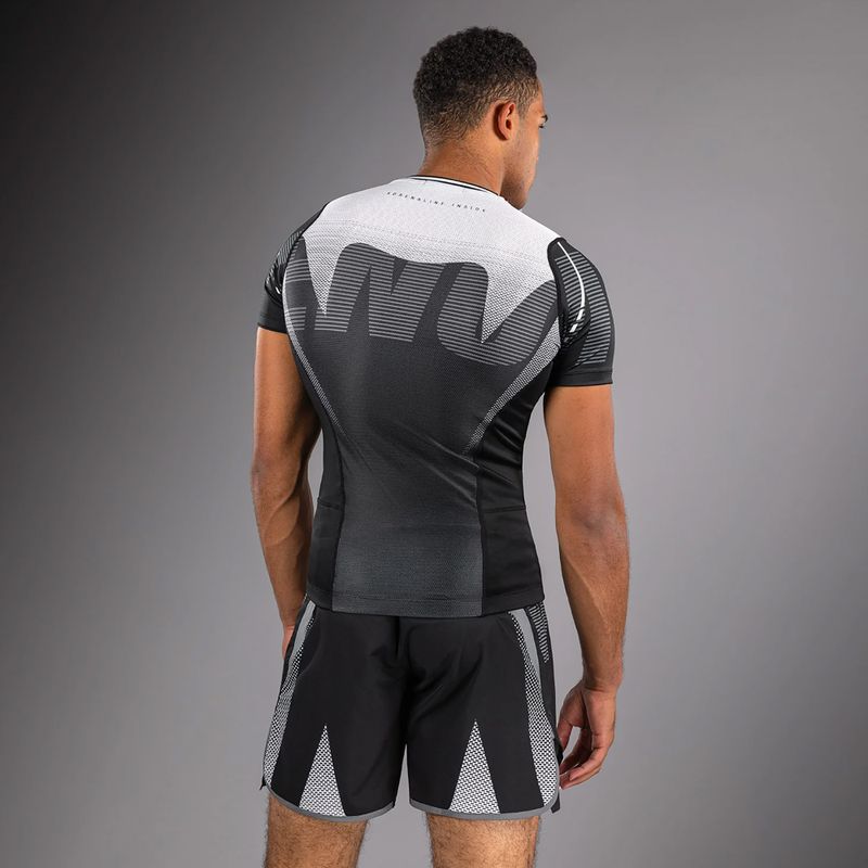 Herren-Rashguard Venum Adrenaline Rashguard black/silver grey 3