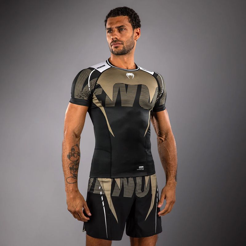 Herren-Rashguard Venum Adrenaline Rashguard black/sand 4