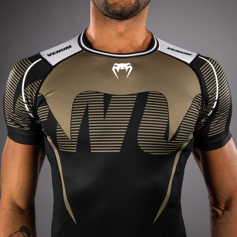 Herren-Rashguard Venum Adrenaline Rashguard black/sand 5