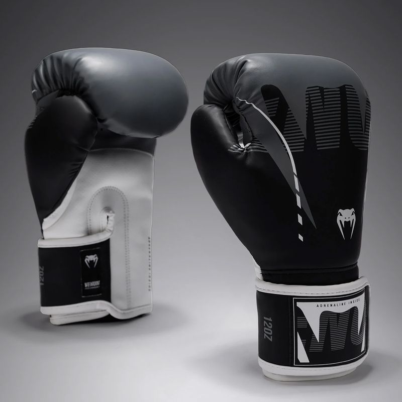 Boxhandschuhe Venum Adrenaline Boxing black/silver grey 2