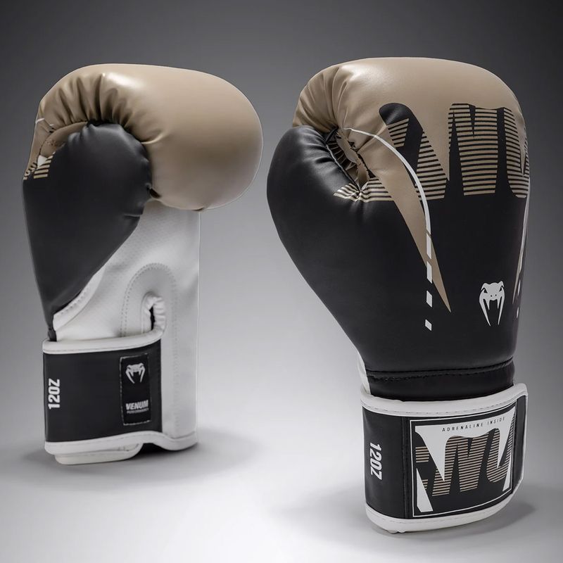 Boxhandschuhe Venum Adrenaline Boxing black/sand 2
