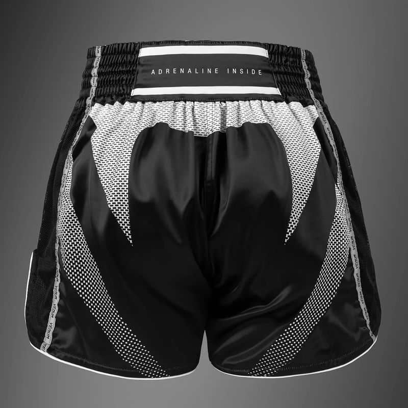 Herren Trainingsshorts Venum Adrenaline Muay Thai black/silver grey 3