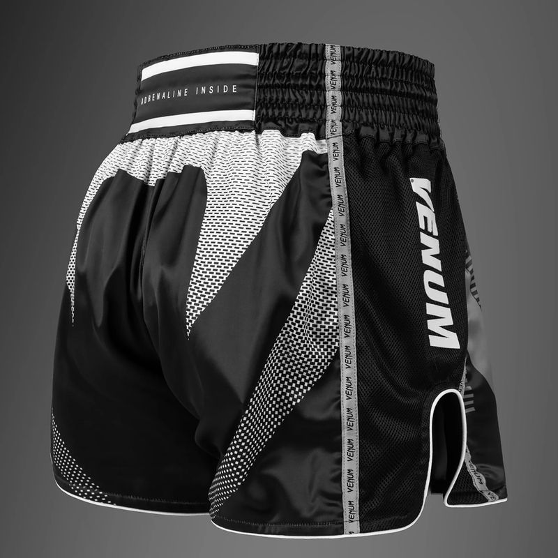 Herren Trainingsshorts Venum Adrenaline Muay Thai black/silver grey 4
