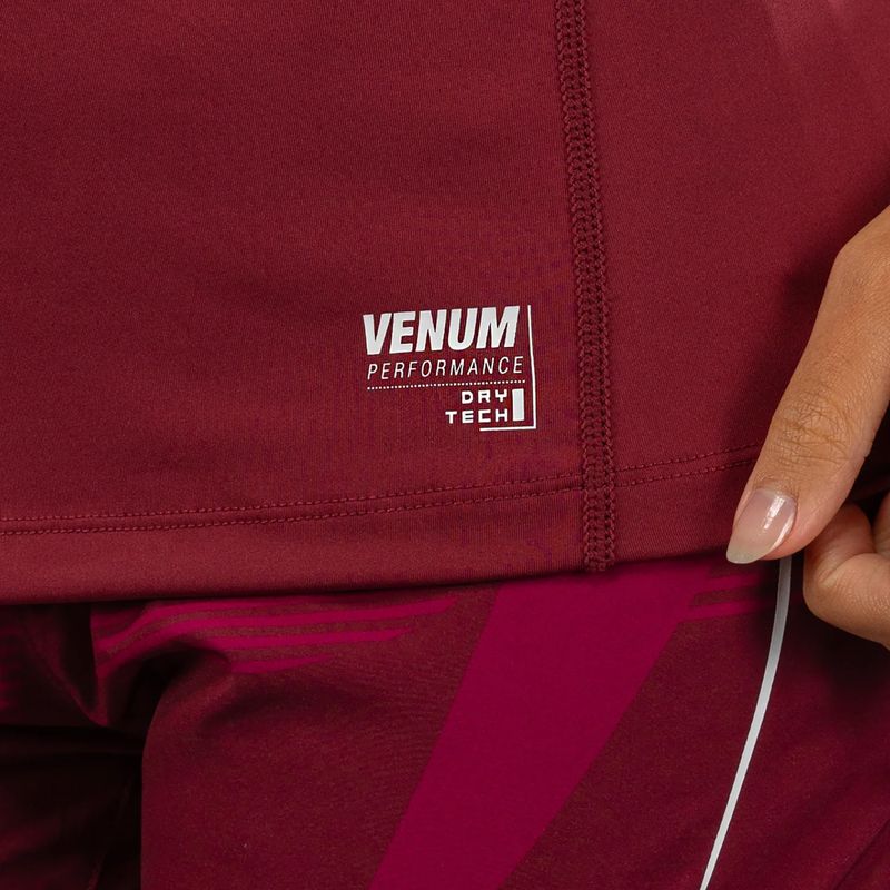Damen-T-Shirt Venum Adrenaline Dry-Tech burgundy/pink 5