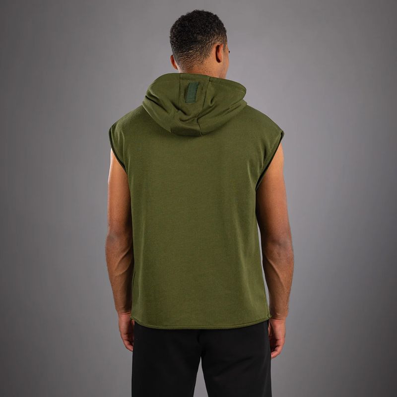 Ärmelloser Herren-Hoodie Venum Muay Thai VT Sleeveless Hoodie military green 2
