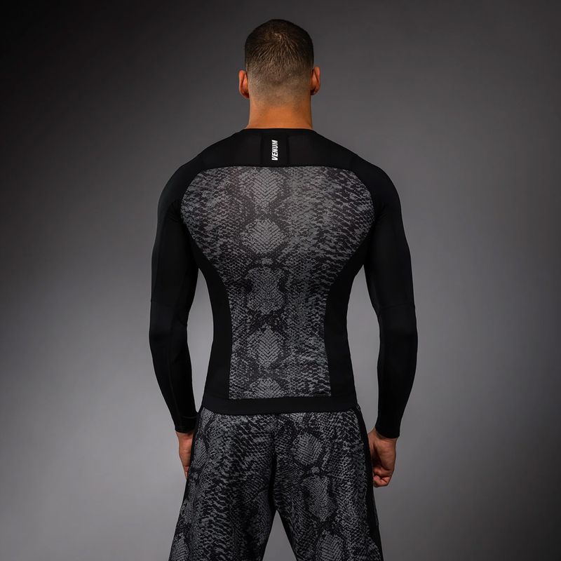 Rashguard Langarm Herren Venum G-Fit Scales Rashguard black/charcoal grey 2