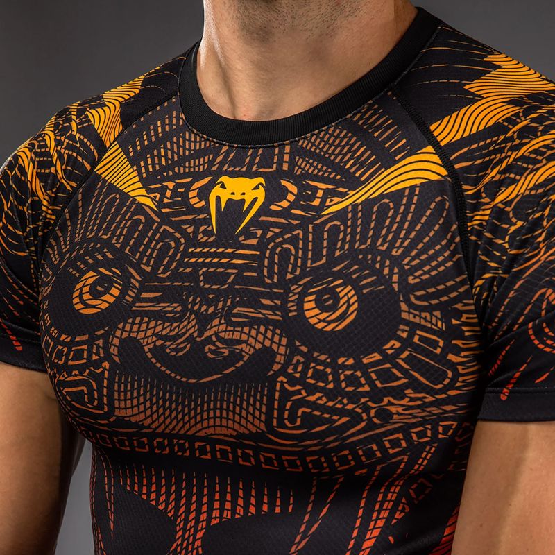 Herren Rashguard Venum Quetzal Fury Rashguard black/fury red/tangerine 4