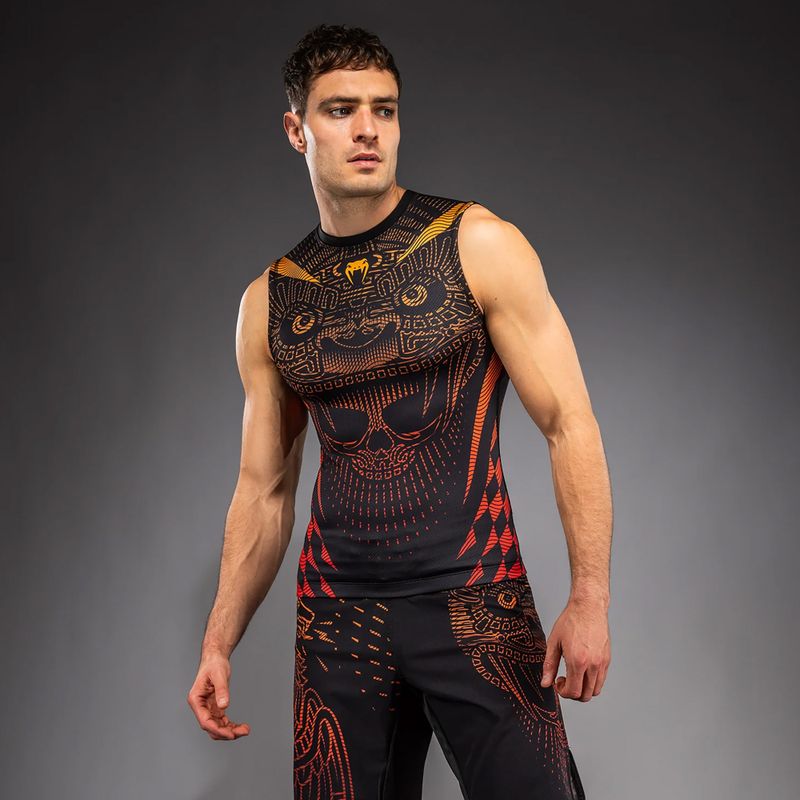 Rashguard Herren Venum Quetzal Fury Ärmelloses Rashguard black/fury red/tangerine 3