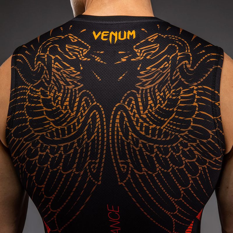Rashguard Herren Venum Quetzal Fury Ärmelloses Rashguard black/fury red/tangerine 6